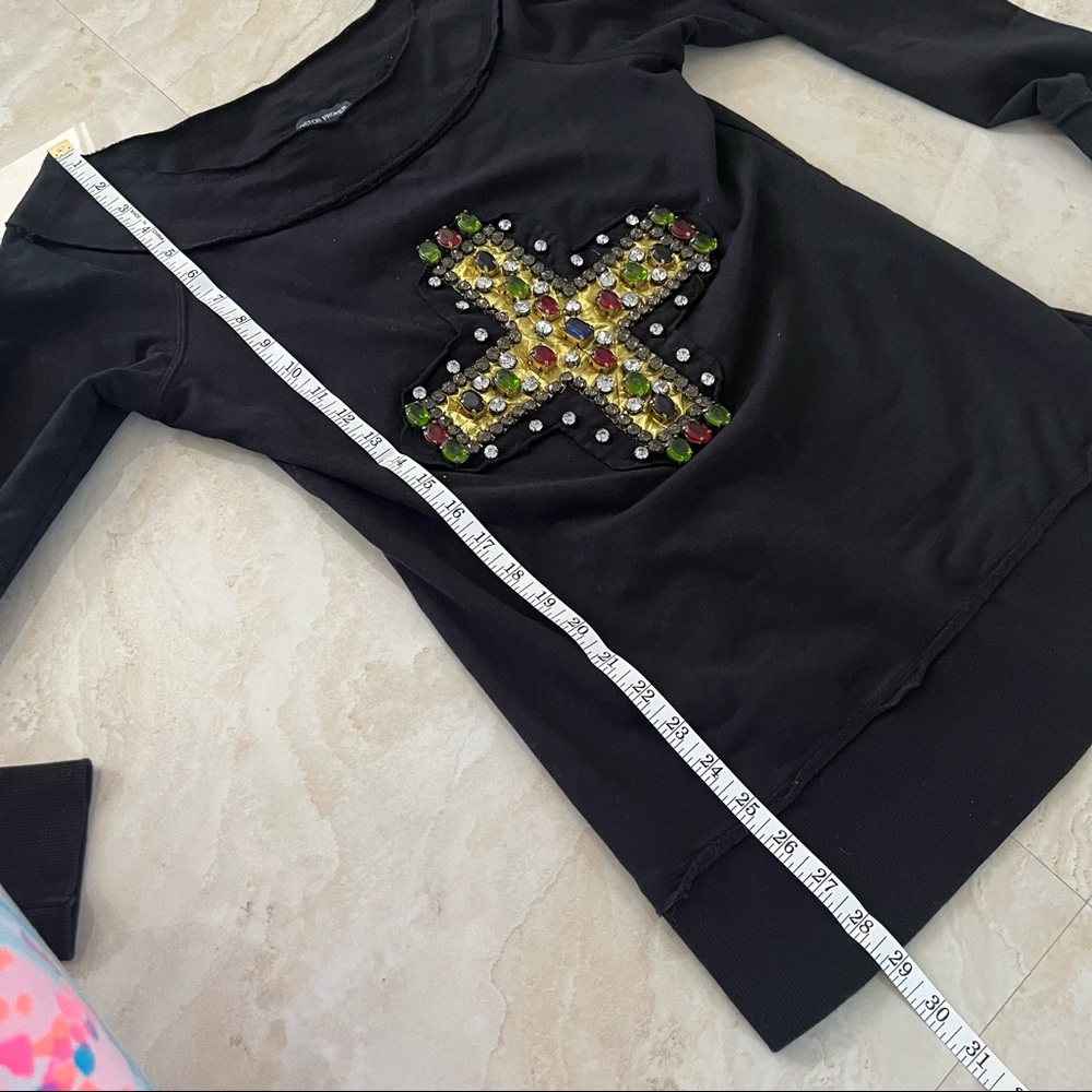 Boston Proper Rhinestone Sweatshirt - Picture 5 of 8